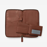 HEMINGWAY TRAVEL WALLET - CHESTNUT