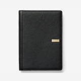 HUDSON COMPENDIUM - BLACK WITH GOLD HARDWARE
