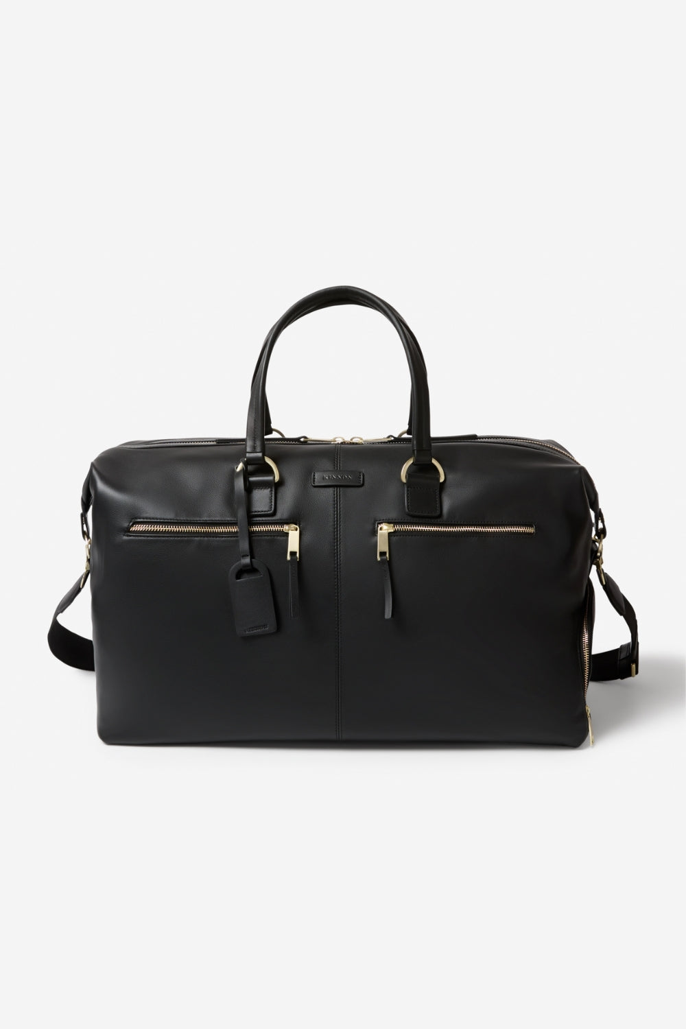 Black Kin Bag Kinnon Oxley Travel Bag in black sustainable nappa leather – K I N N O N